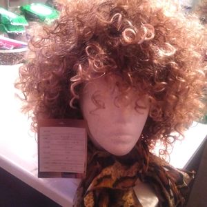 (New) full curly afro color wig 133/27